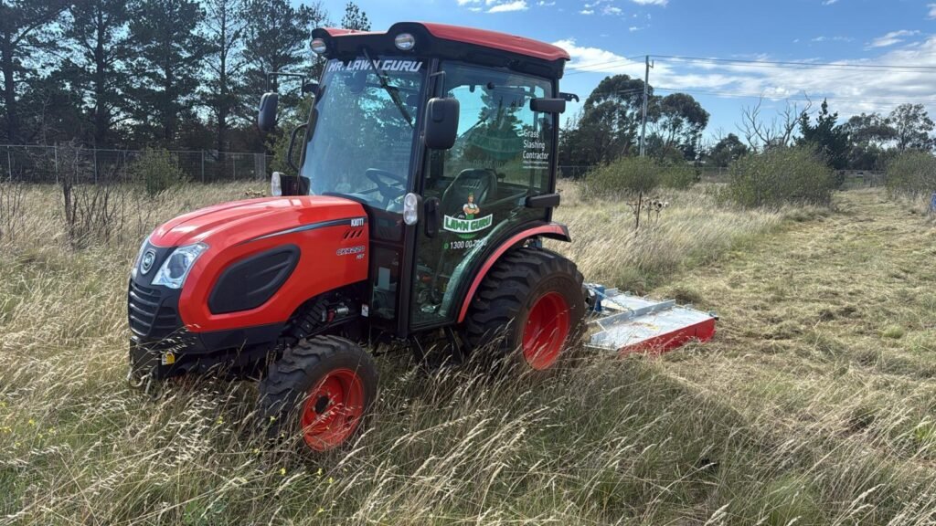 Tractor Grass Slashing - Mr Lawn Guru
