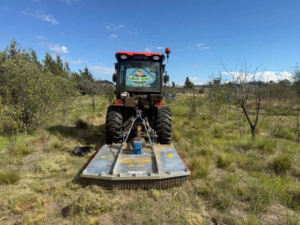 Tractor Grass Slashing - Mr Lawn Guru