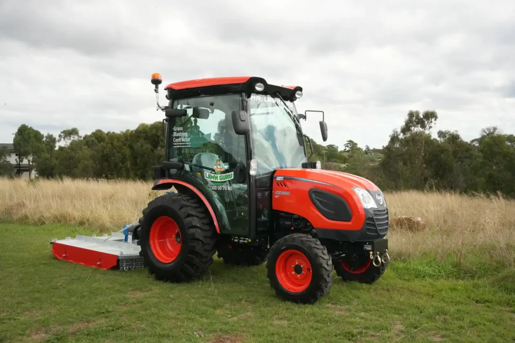 Tractor Grass Slashing - Mr Lawn Guru