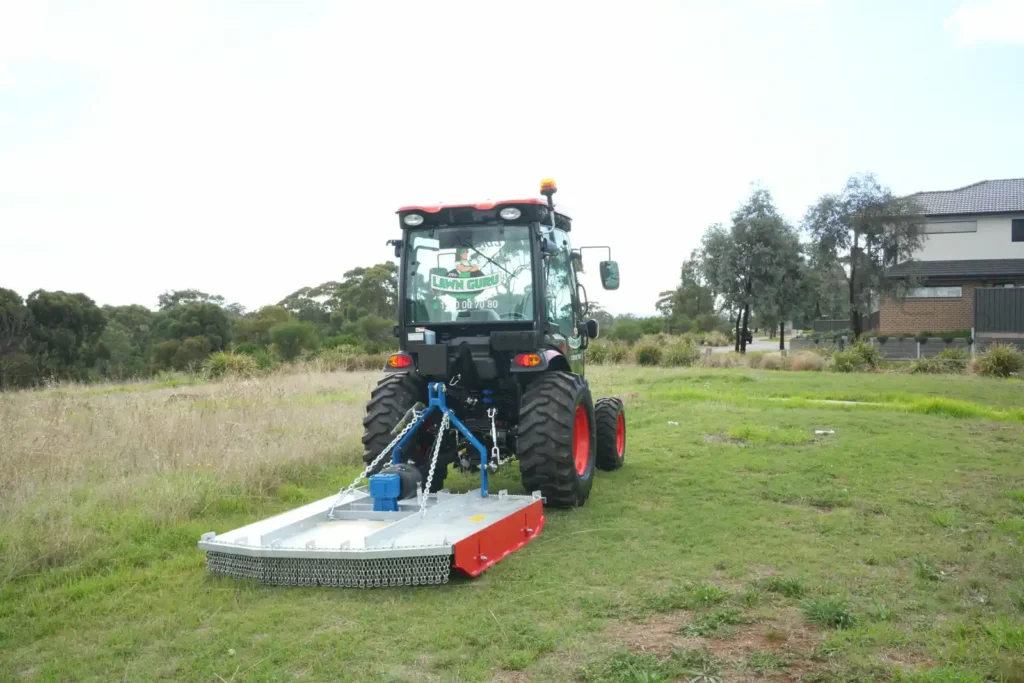 Tractor Grass Slashing - Mr Lawn Guru