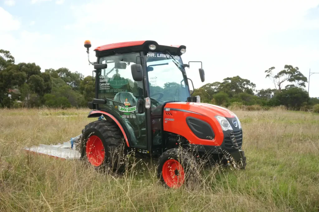 Tractor Grass Slashing - Mr Lawn Guru