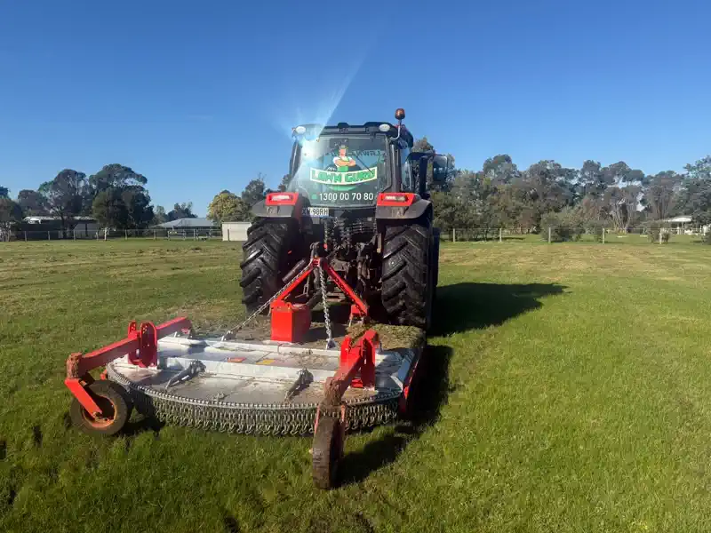 Grass Slashing Using Tractors in Bannockburn, VIC